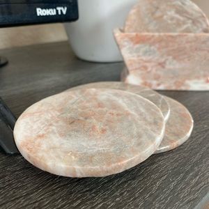 Carved Marble Coasters